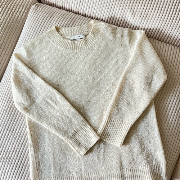 Vince Cream Crew Neck Sweater - Made in Italy - Picture 1 of 4